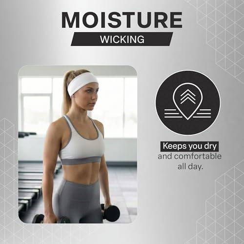 Image of COLD FACTOR Cooling Headband for Women and Men - UPF 50+ Advanced Evaporative Comfort, Instant Cooling Sweatband for Outdoor Sports, Fitness, Yoga, Hiking, Running, and Workout