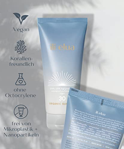 ili elua mineralische Sonnencreme 200ml - Ideale Sonnenschutz Creme für Erwachsene & Kinder - Wasserfeste Tagescreme mit… - Image 3