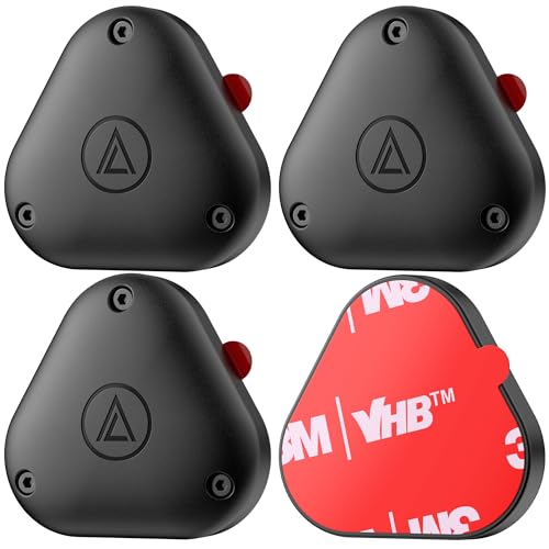 LandForce for Airtag Holder with 3M Adhesive Sticker,air Tags-4 Pack Apple Holder,IPX8 Waterproof, for Apple air Tags case,GPS Tracking Devices for Cars Hidden for Luggage Bike Camera Hidden Mount