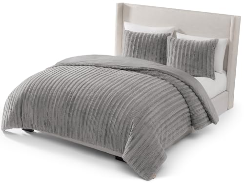 UGG Full/Queen Comforter Set with 2 Pillow Shams Plush...