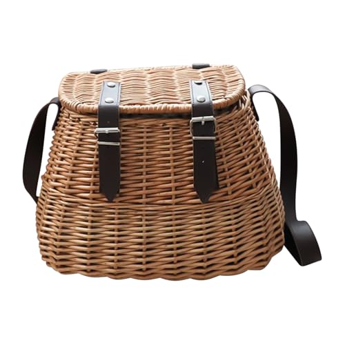 Weidenpicknickkorb - handgefertigter Willow Rattan -Speicher mit Pu...