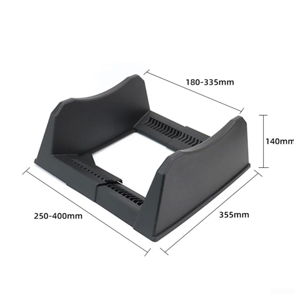 Support de pneu et de jante multifonction en ABS pour garage - Solution de rangement peu encombrante pour pneus de voiture, montage facile, noir