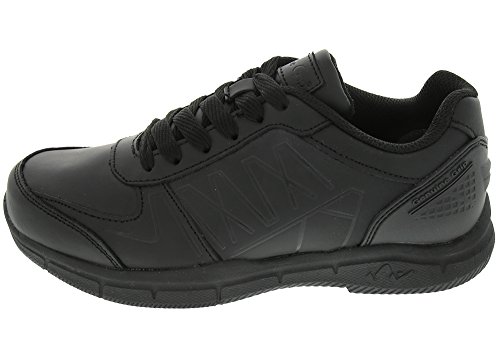 Genuine Grip Women's Ultra Lite Slip Resistant Work Shoe Black 160 (9, Black)