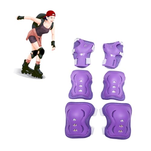 GANAZONO Cycling Elbow Pads Wrist Guard Set 6pc Sports Protective Gear for Boys and Girls and Children