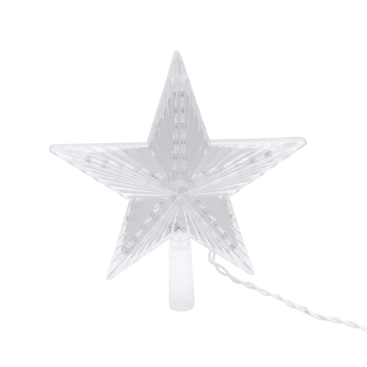 OSALADI Exterior Christmas Tree Star Led Christmas Tree Topper Light Star Ornament Decorative Christmas Tree Decoration Warm White