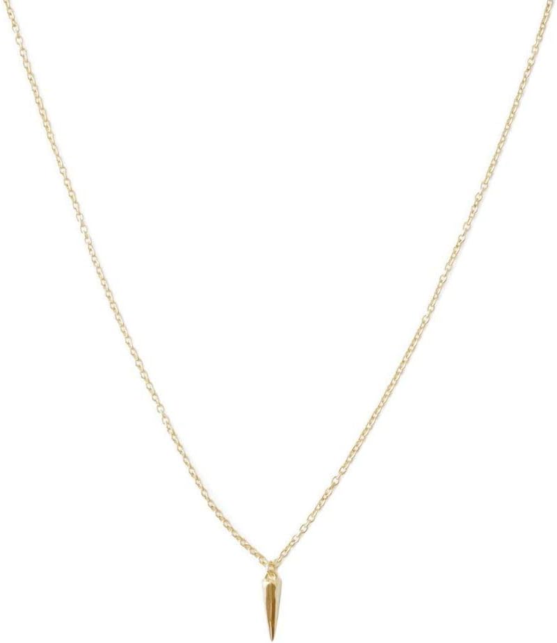 Honeycat Mini Spike Necklace in Gold, Rose Gold, or Silver | Minimalist, Delicate Jewelry