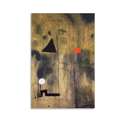 Toile Joan Miró La naissance du monde : décoration murale chambre 40x60cm