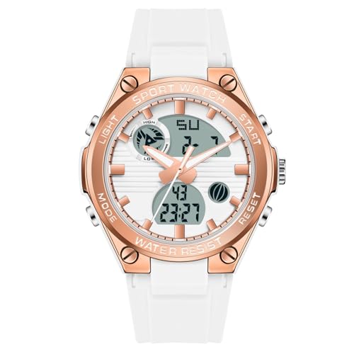 Montre digitale femme sport avec alarme étanche et écran électronique