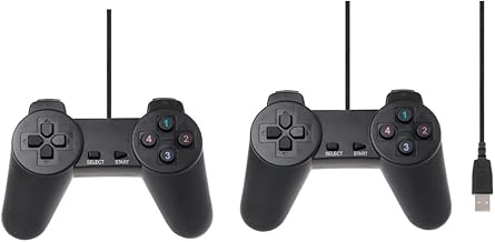 USBゲームパッド有線 ゲームコントローラー PCコンピュータ用のUSB有線ゲームパッドシングル ゲームコントローラ Windows/SwitchPC/MACコントローラーと互換性 USBゲームコントローラー (2個入り)