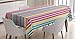 ABAKUHAUS Coloré Nappe, Rayures Verticales Imprimer, Linge de Table Rectangulaire pour Salle à Manger Décor de Cuisine, 140 cm x 240 cm, Multicolore
