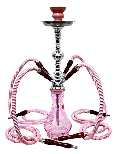 4- Hose Great Smoking Shisha Pink Luxury pipe chicha Narguila cachimba - chicha Narguila cachimba sin nicotina sin tabaco wholesale chicha