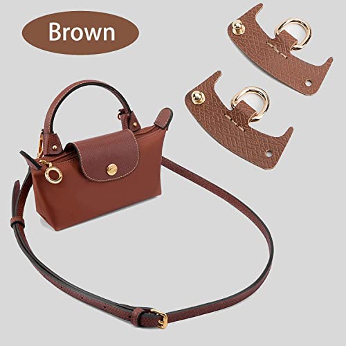 Bag Transformation Accessories for Longchamp mini Bag Straps Punch-free Genuine Leather Shoulder Strap Crossbody Conversion2