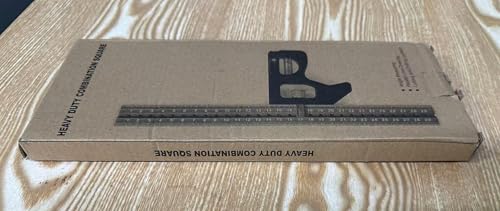 Combination Set Square, Preciva Carpenter Engineer Marking Gauge 45/90 Degrees with Bubble Level, Adjustable Carpenters Square Woodworking Rule, 12inch/300mm Measuring Tool 13 Combination Set Square, Preciva Carpenter Engineer Marking Gauge 45/90 Degrees with Bubble Level, Adjustable Carpenters Square Woodworking Rule, 12inch/300mm Measuring Tool - Image 13