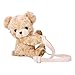 Fenical filles mignonnes fuzz en peluche panda porte-monnaie sacs à bandoulière sacs portefeuille sac à bandoulière sac à bandoulière adorable ours sac de téléphone portable