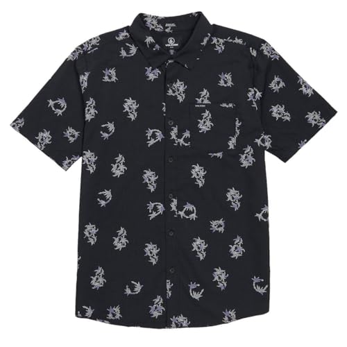 Volcom Scaler Stone Woven Shirt - Antique Black