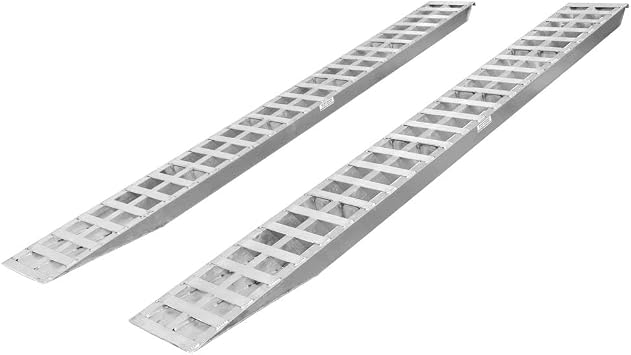 12 Heavy Duty Hook-End 5,000 lb Truck Trailer Loading Ramps