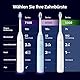 Philips Sonicare 7100 elektrische Zahnbürste, Schallzahnbürste mit App, 4 Putzmodi, 3 Intensitätsstufen, Andruckkontrolle, EasyStart, SmarTimer, Schwarz, 2er-Pack, Modell HX7429/03 [Neue Technologie]