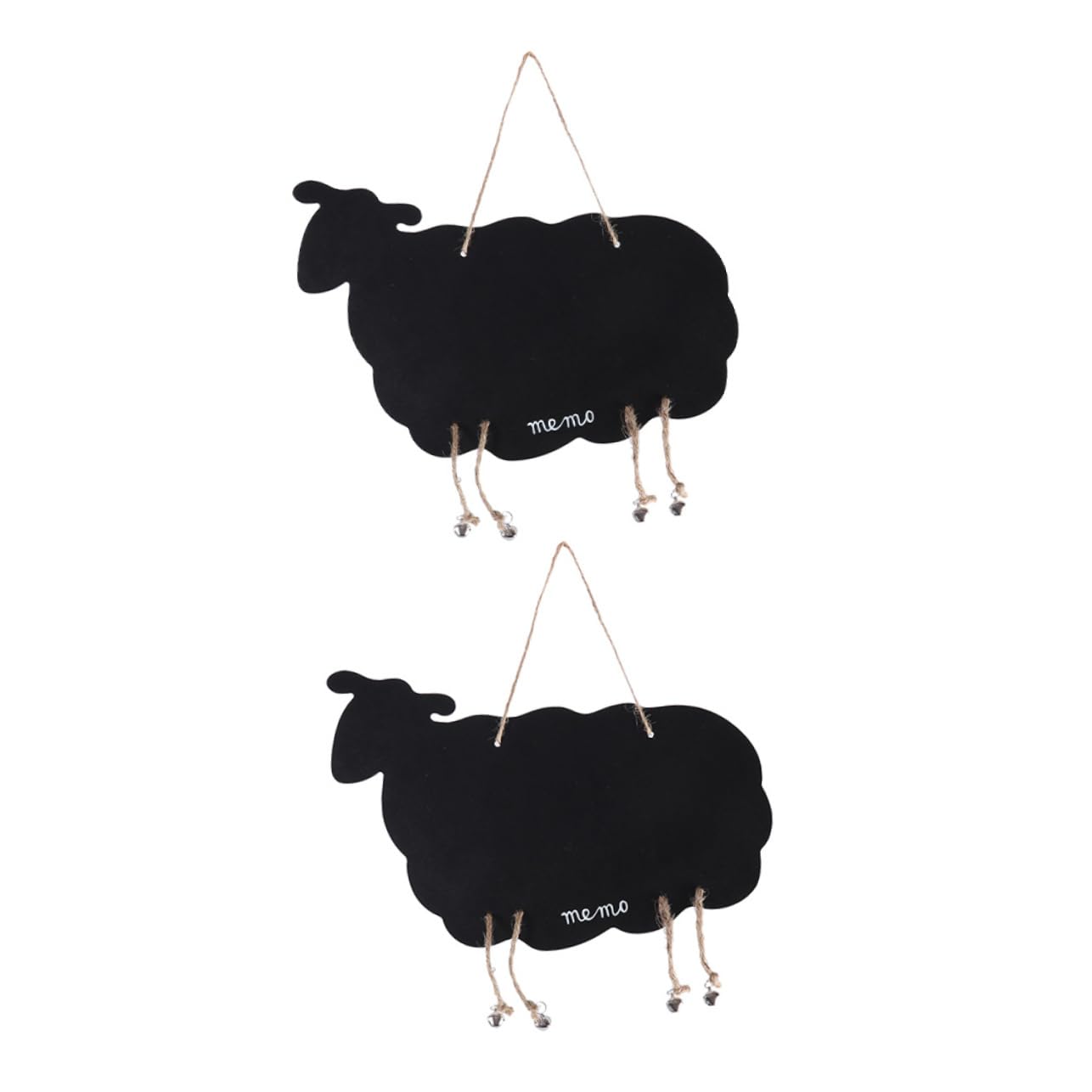 HOODANCOS 2pcs Mini Sheep Shaped Chalkboard Message Board Double-Sided Hanging Memo Board for Weddings Parties and Home Decor Creative Craft for Reminders and Boys and Girls Projects