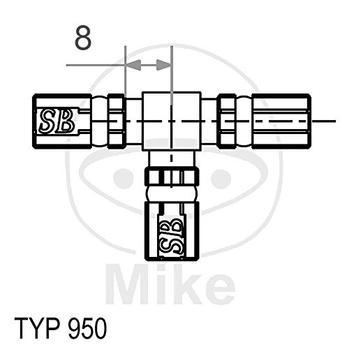 Verteiler Vario TYP950 soluciona la falta de tomas de agua con sus 3 vías de metal