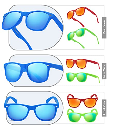 Retro Rewind Classic Polarized Sunglasses for Men Women UV400 Stylish Trendy Unisex Sun Glasses