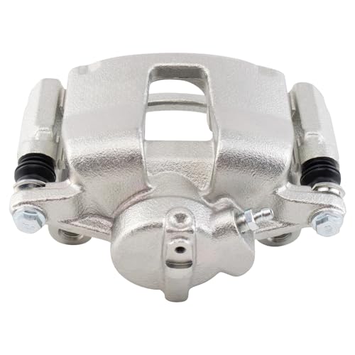 Image of TRQ Rear Left Brake Caliper w /Bracket Drivers Side