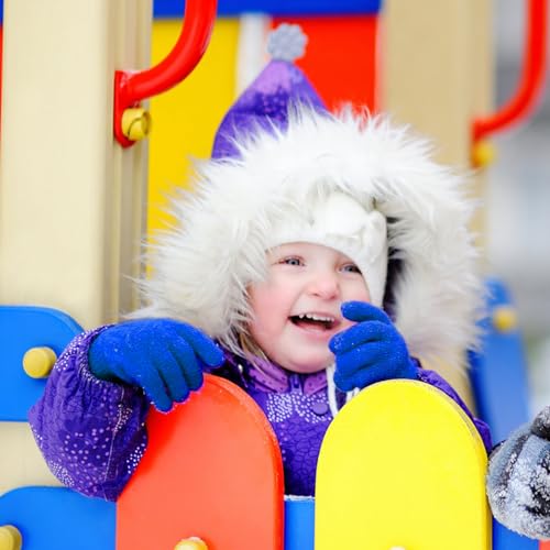 Image of ONESING 6 Pair Baby Gloves Toddler Gloves Toddler Winter Gloves Kids Gloves Winter Stretchy Knit Gloves for Kids Boys Girls