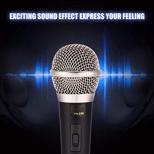 Dynamic Cardioid Home Karaoke Microphone, Audio Cable Metal Handheld Wired Mic,Professional Dynamic Vocal Microphone for Singing/PA Speaker/Amp/Mixer/Karaoke Machine & by ciciglow - Used condition - Image 8