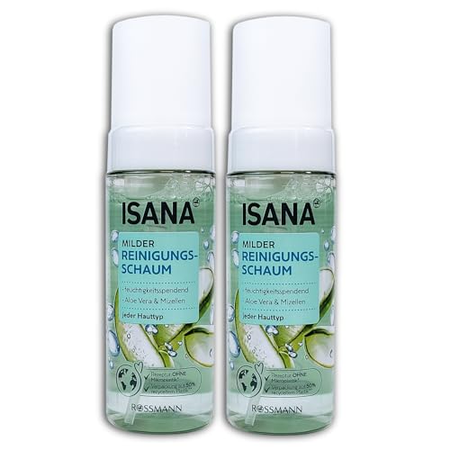 Mousse nettoyante ISANA contre les tiraillements de la peau sèche et sensible