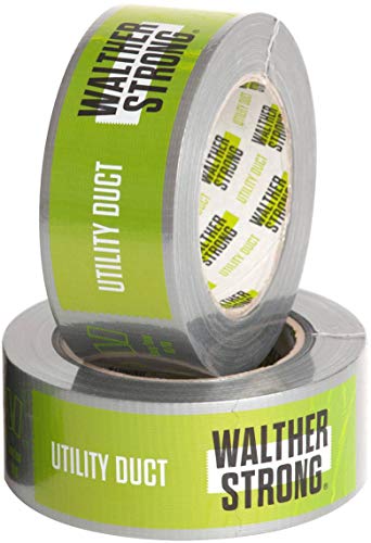 Walther Strong - Heavy Duty Duct Tape - Ultimate Duct Tape - 50mm x 50m Long, Silver