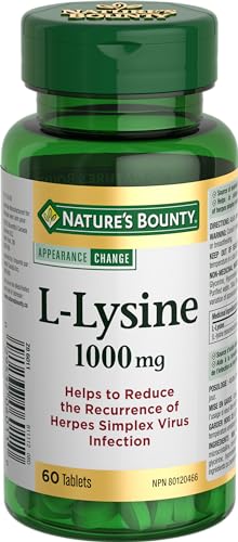 Nature's Bounty L-Lysine - 1000 mg - 60 Tablets