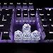 4 Keys Cat Claw Keycaps Transparent Backlight Resin ESC Keycap Replacement for Cherry MX Switch Mechanical Keyboard DIY Decoration