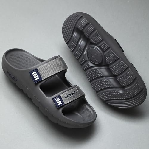 Image of KOBURG Nexa Sandals for Men| Stylish Trending | Comfortable | Super soft | Lightweight | EVA Sole | Casual Sandals | Slippers | Flip Flops for Men KF-464