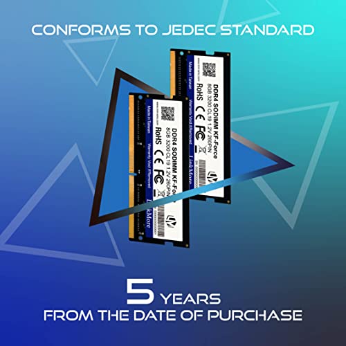 Linkmore 16Gb Kit (2 X 8Gb) Ddr4 3200Mh Sodimm (Pc4-25600) Cl19 1.2V Laptop Memory Module #TOP4