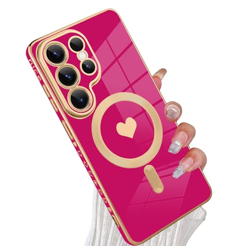 tharlet Magnetic for Samsung Galaxy S26 Ultra Case Cute Love Luxury Plating