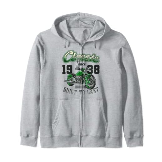 Vintage motociclistas motos cumpleaños nacido en 1938 Sudadera con Capucha