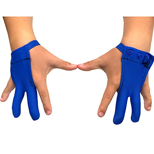 Glovey Huggey - Thumb Sucking Deterrent Brace, Kids & Toddler Breathable Guard Glove, Finger Sleeve for Sucking and Nail Biting Prevention, for Ages 4 Years Old & Up, Royal Blue