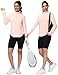 GGOV Women's Golf Polo Long Sleeve Workout Tops V Neck UPF 50+ Sun Protection Quick Dry Lightweight Active Tennis Shirts Pink
