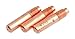 Forney 60164 Contact Tip for Mig Welding, Hobart or Miller, .023/.025, 3-Pack,Copper