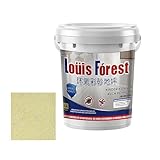 Louis Forest Epoxy Floor Paint, High-Gloss Marble Effect Waterproof Water-Based Epoxy Floor Paint,Waterproof Water-Based Epoxy Paint, Garage Floor Paint, Concrete Floor Paint (Yellow)