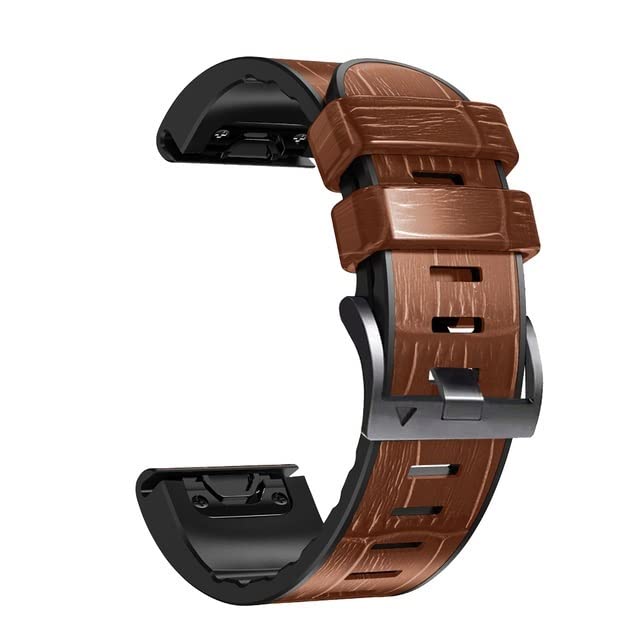 Bracelet Garmin Forerunner 945 en silicone et cuir pour le bureau