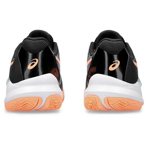 ASICS Damen Gel-Challenger 14 Padel Sneaker, SCHWARZER/Heller SONNENSTEIN, 42.5 EU