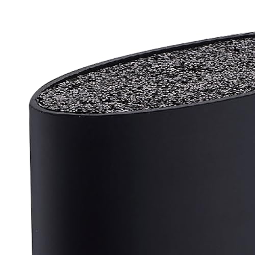 San Ignacio Black & White - Tacoma/Universal Block for Knives - dimensioni di 15.6x6.6x22cm prodotta in PET di grande resistenza - elegante nero - massima durata e qualità - immagine 5