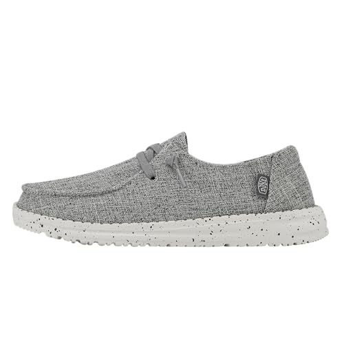Image of HEYDUDE Women's Wendy Chambray | Women's Shoes | Women's Lace Up Loafers | Comfortable & Light-Weight