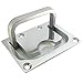 SMBBIT 316 Stainless Steel Ring Pull Handle, Marine Flush Lifting Handle, Rectangular Grip Size 76MM*56MM