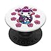 Graziosa bambola giapponese Kawaii Neko Kokeshi Geisha PopSockets PopGrip Intercambiabile