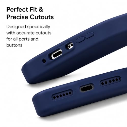 Image of FIRST MART Matte Silicone Back Cover for Vivo T5x - Blue