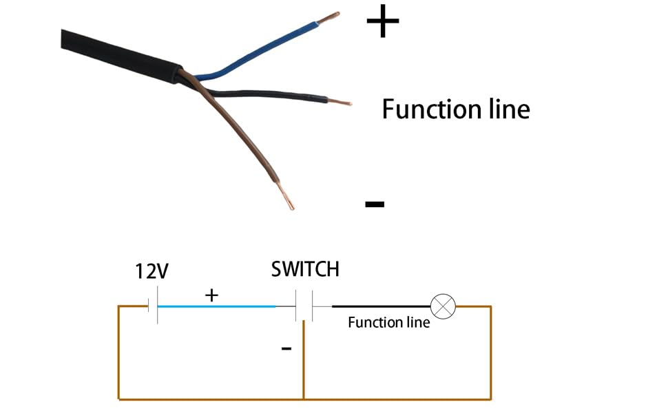 Miniatura 4 de RAYANA Barra de manillar LED de acero inoxidable para motocicleta, interruptor de luz antiniebla de encendido y apagado, interruptor ajustable a