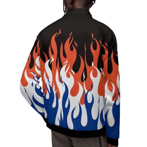 Image of Men's Lightweight Jackets Casual Full Zip Fleece Jacket Men Coats Fashion Long Sleeve Sweatshirt