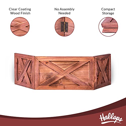 Wooden Tree Collar Box - Christmas Tree Box Stand Farmhouse Rustic Decor. Vintage Weathered Wood Decoration (Folding Small, Brown) #TOP2