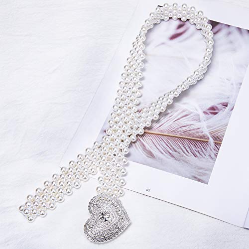 Dubulle Stretch Pear Belt For Women Girl's Heart Style Belts Chain Crystal Sashes Wedding Bridal Belt Sexy Bridesmaid Dress Girl Waist #TOP4